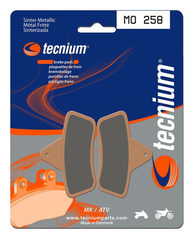 Pastillas de freno Tecnium MO258 Sinterizadas