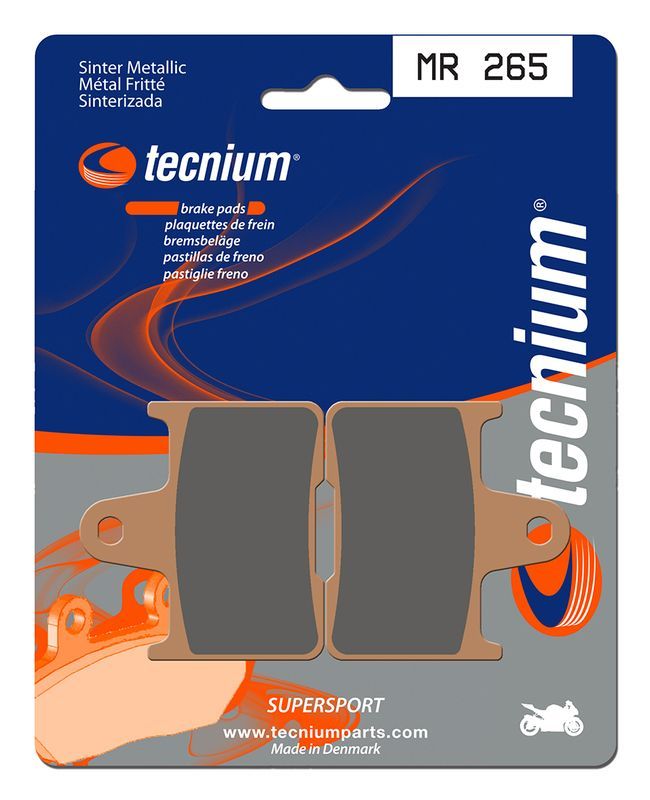 Pastillas de freno Tecnium MR265 Sinterizadas