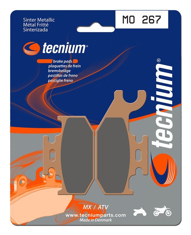 Pastillas de freno Tecnium MO267 Sinterizadas