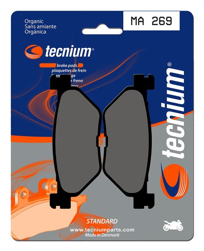 Pastillas de freno Tecnium MA269 Orgánicas