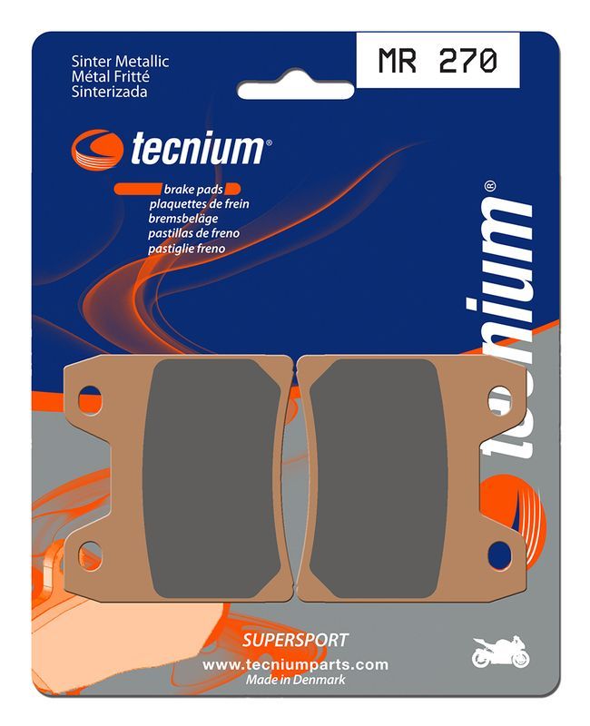 Pastillas de freno Tecnium MR270 Sinterizadas