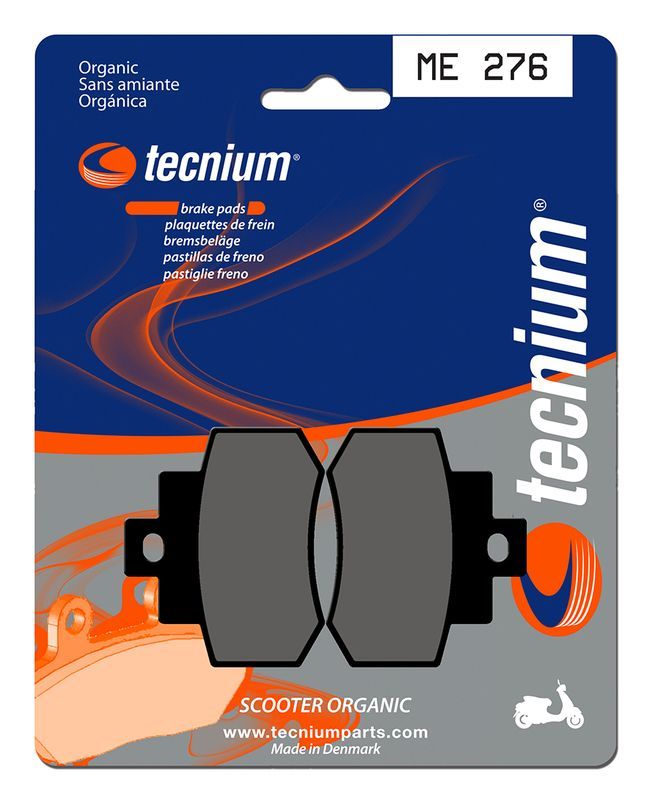 Pastillas de freno Tecnium Scooter orgánicas ME276