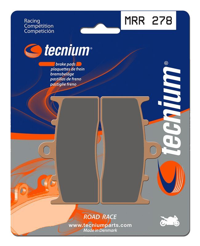 Pastillas de freno Tecnium MRR278 Sinterizadas competición