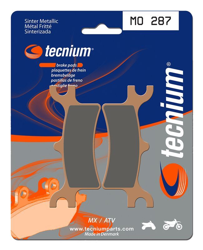 Pastillas de freno Tecnium MO287 Sinterizadas