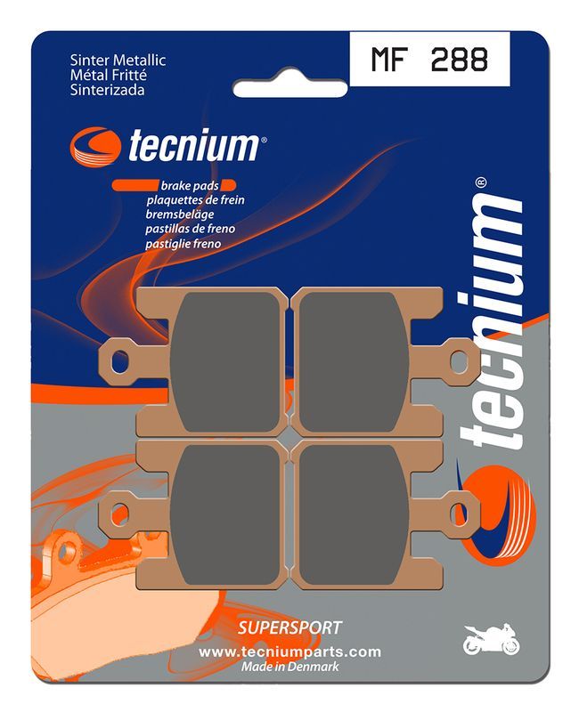 Pastillas de freno Tecnium MF288 Sinterizadas