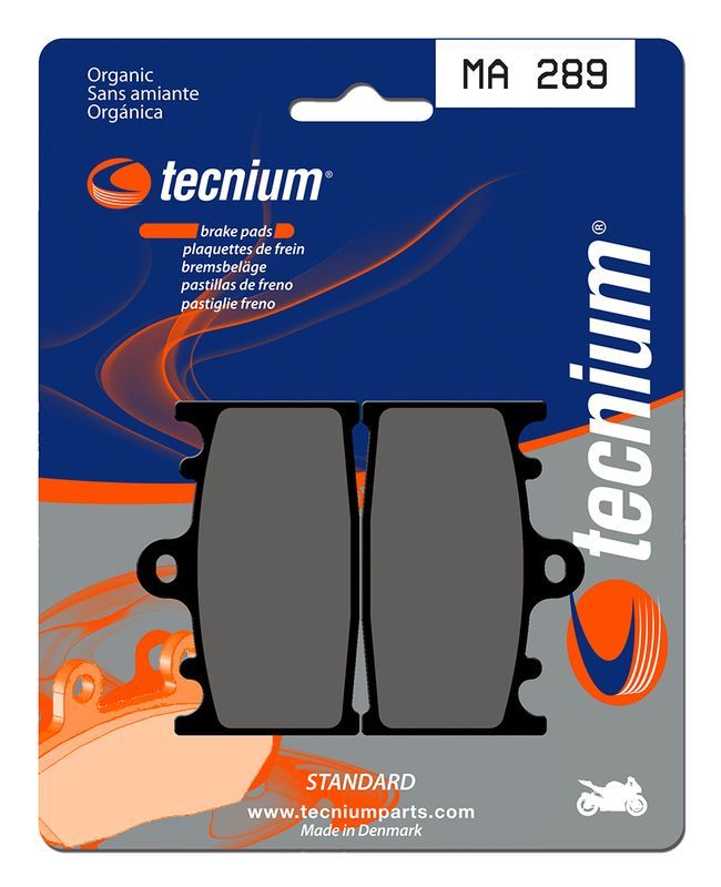 Pastillas de freno Tecnium MA289 Orgánicas