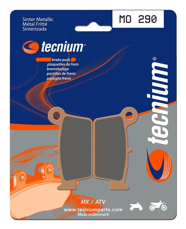 Pastillas de freno Tecnium MO290 Sinterizadas