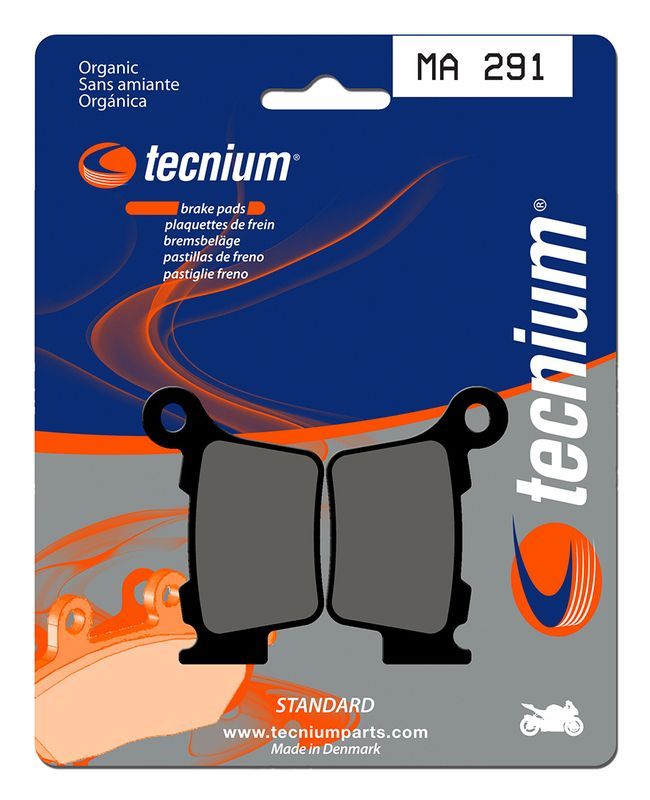 Pastillas de freno Tecnium MA291 Orgánicas