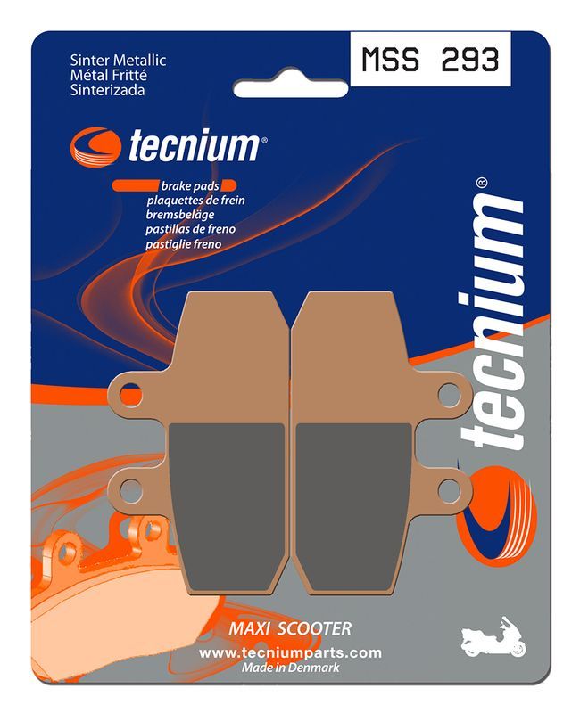 Pastillas de freno Tecnium MSS293 Sinterizadas