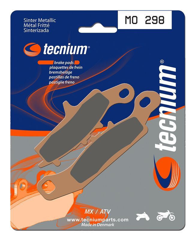Pastillas de freno Tecnium MO298 Sinterizadas