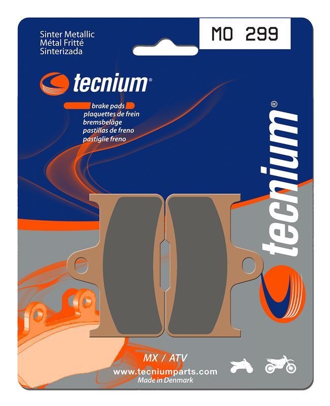 Pastillas de freno Tecnium MO299 Sinterizadas