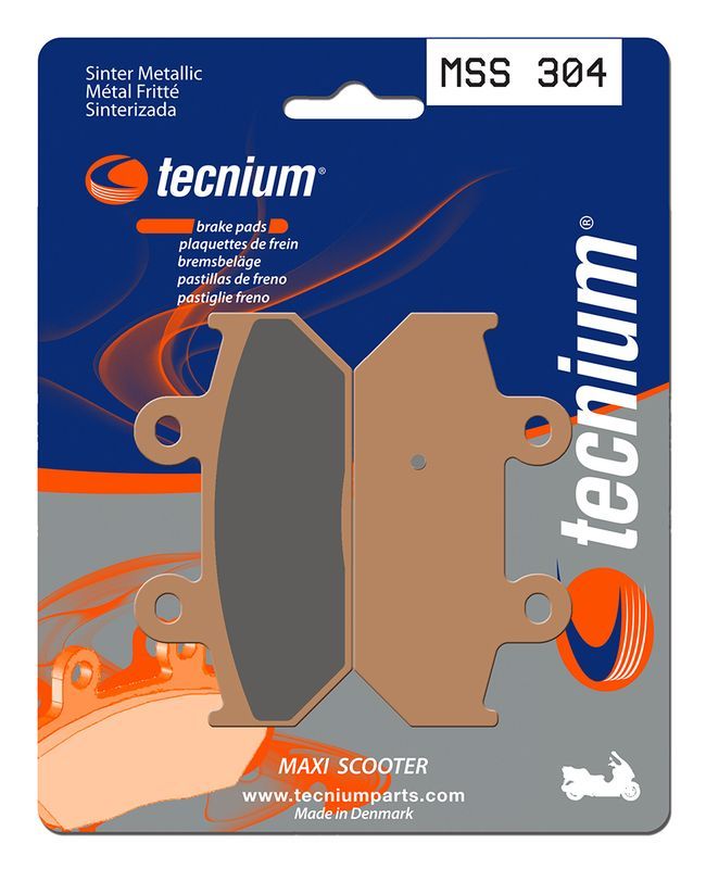 Pastillas de freno Tecnium MSS304 Sinterizadas