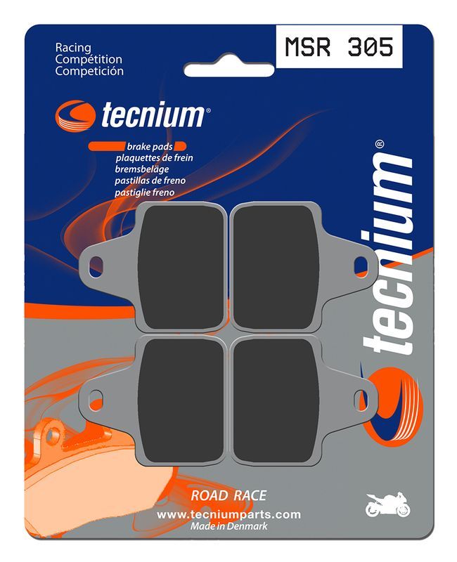 Pastillas de freno Tecnium MSR305 Sinterizadas competición profesional