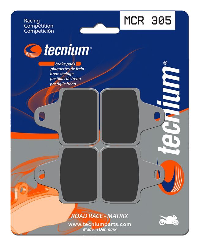 Pastillas de freno Tecnium MCR305 Sinterizadas competición