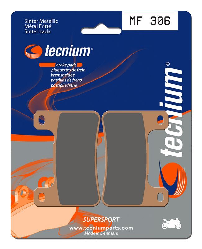 Pastillas de freno Tecnium MF306 Sinterizadas