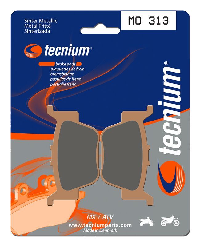 Pastillas de freno Tecnium MO313 Sinterizadas