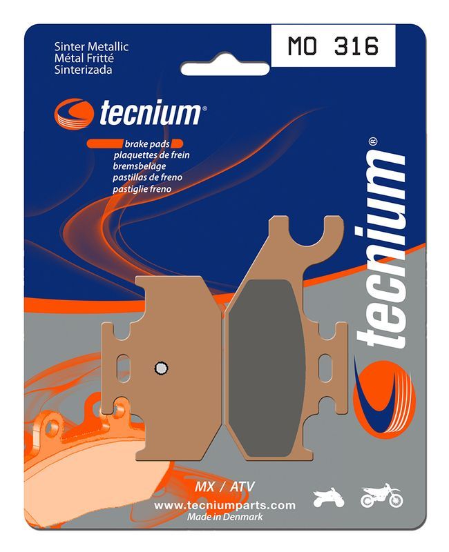 Pastillas de freno Tecnium MO316 Sinterizadas