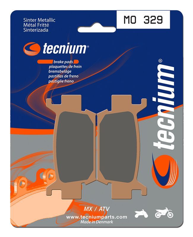 Pastillas de freno Tecnium MO329 Sinterizadas
