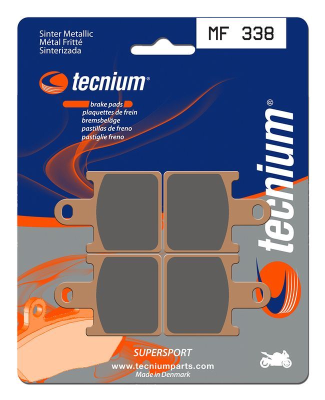 Pastillas de freno Tecnium MF338 Sinterizadas