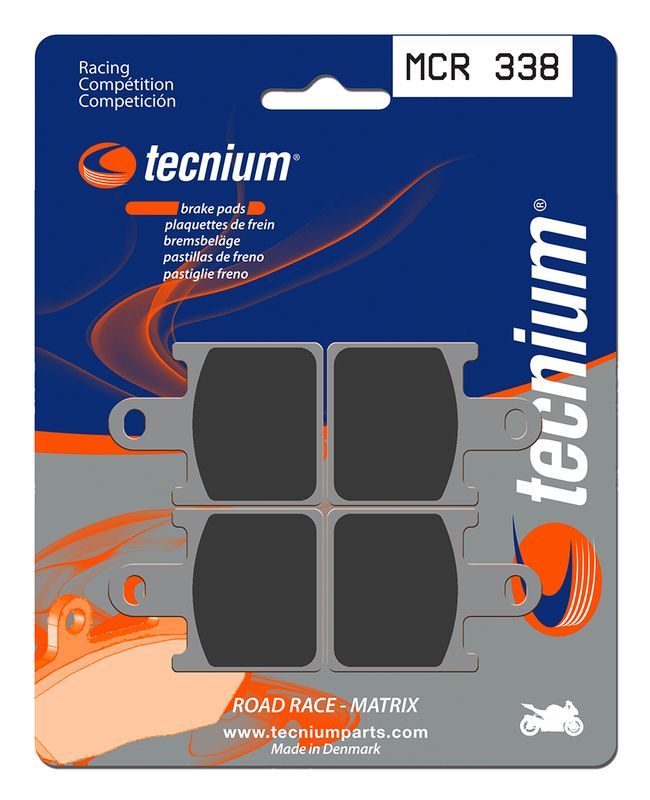 Pastillas de freno Tecnium MCR338 Sinterizadas Carbono