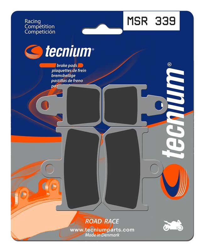 Pastillas de freno Tecnium MSR339 Sinterizadas competición profesional