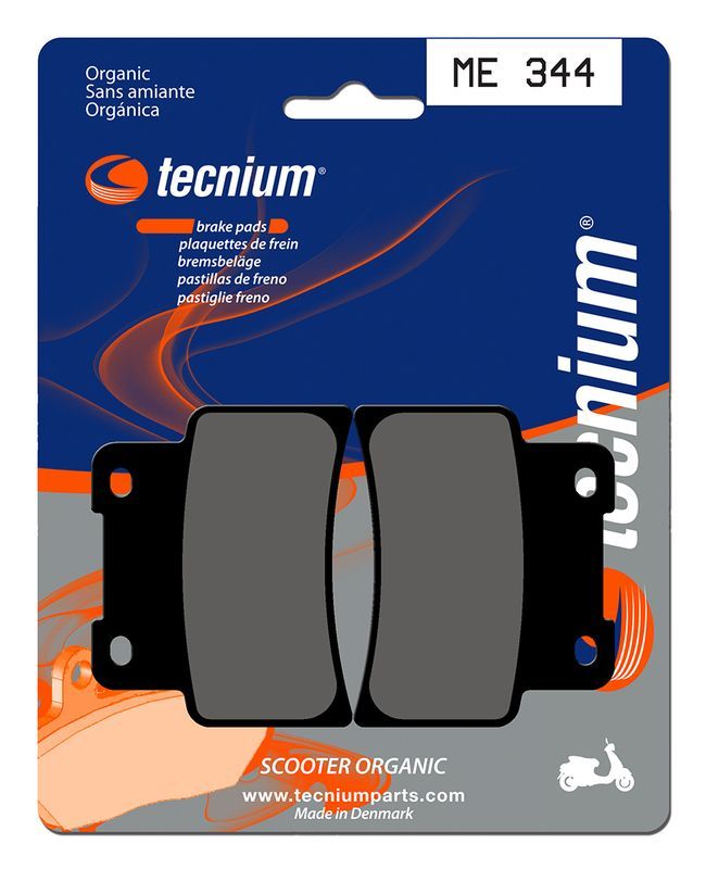 Pastillas de freno Tecnium Scooter orgánicas ME344