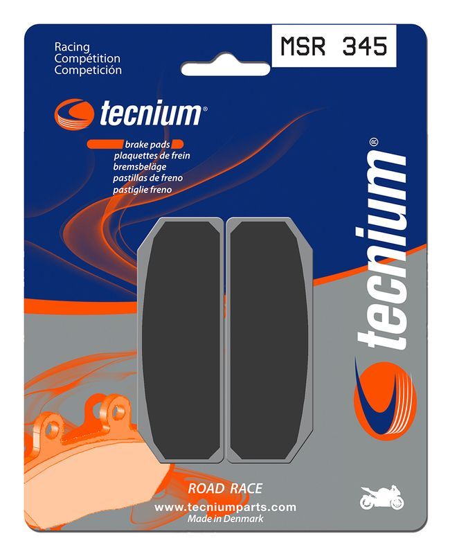 Pastillas de freno Tecnium MSR345 Sinterizadas competición profesional