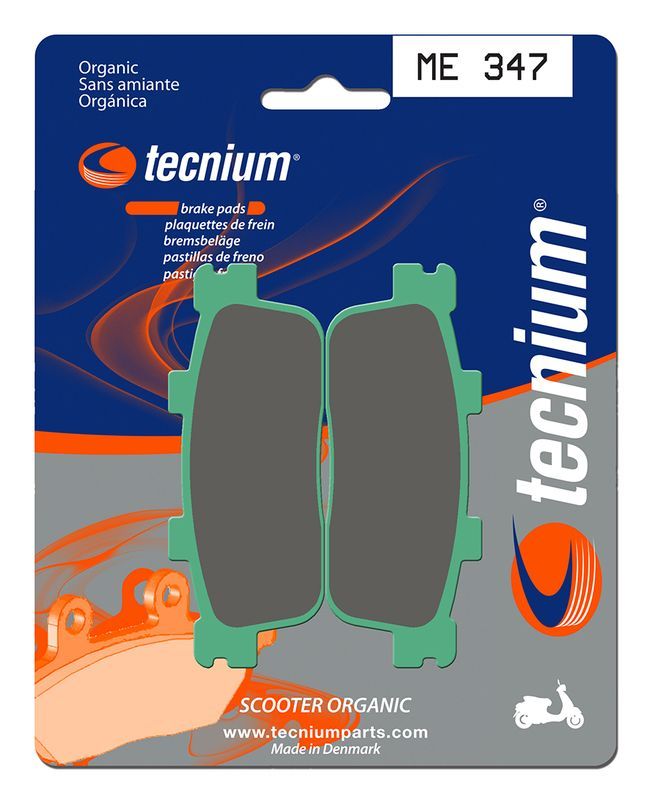 Pastillas de freno Tecnium Scooter orgánicas ME347