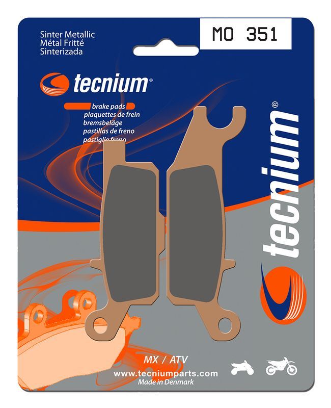 Pastillas de freno Tecnium MO351 Sinterizadas