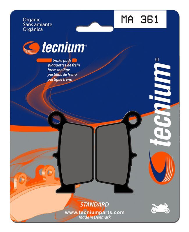 Pastillas de freno Tecnium MA361 Orgánicas