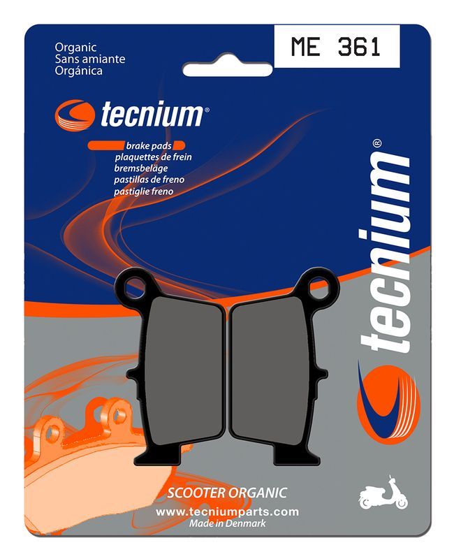 Pastillas de freno Tecnium Scooter orgánicas ME361