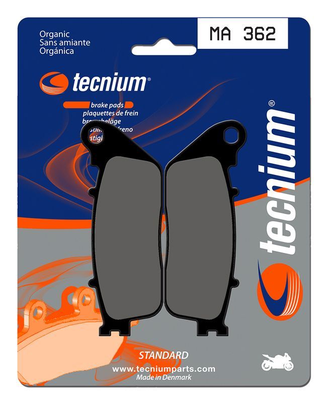 Pastillas de freno Tecnium MA362 Orgánicas