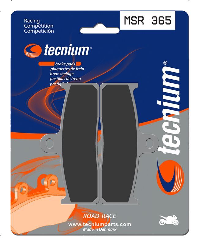 Pastillas de freno Tecnium MSR365 Sinterizadas competición profesional