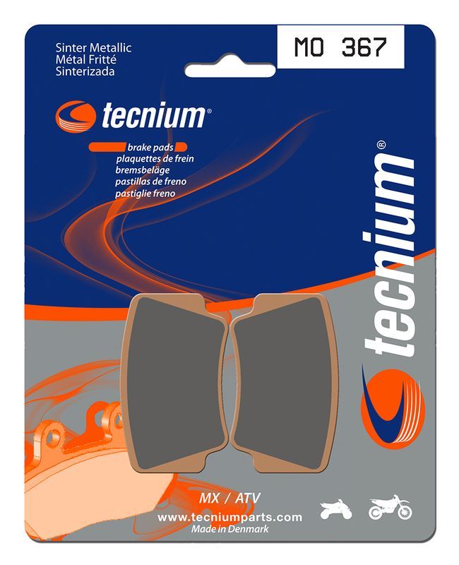 Pastillas de freno Tecnium MO367 Sinterizadas