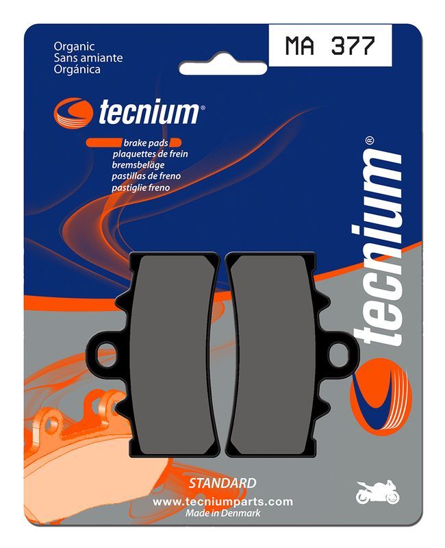 Pastillas de freno Tecnium MA377 Orgánicas