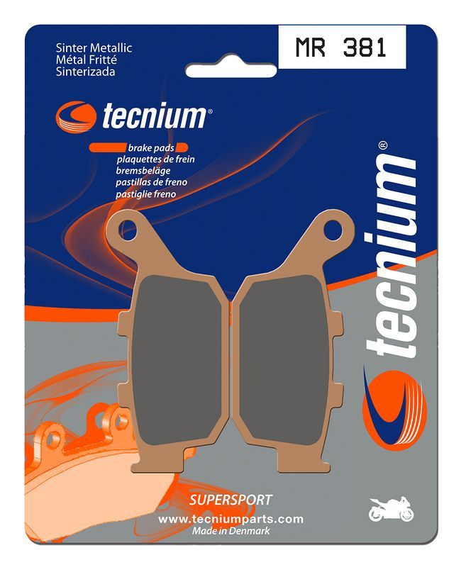 Pastillas de freno Tecnium MR381 Sinterizadas