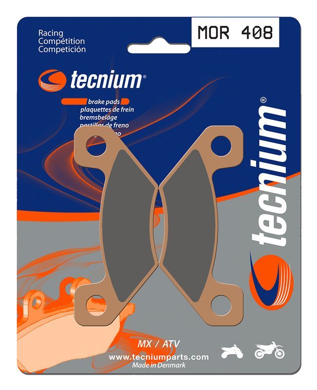 Pastillas de freno Tecnium MOR408 Sinterizadas racing