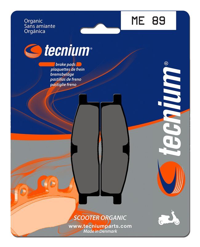 Pastillas de freno Tecnium Scooter orgánicas ME89
