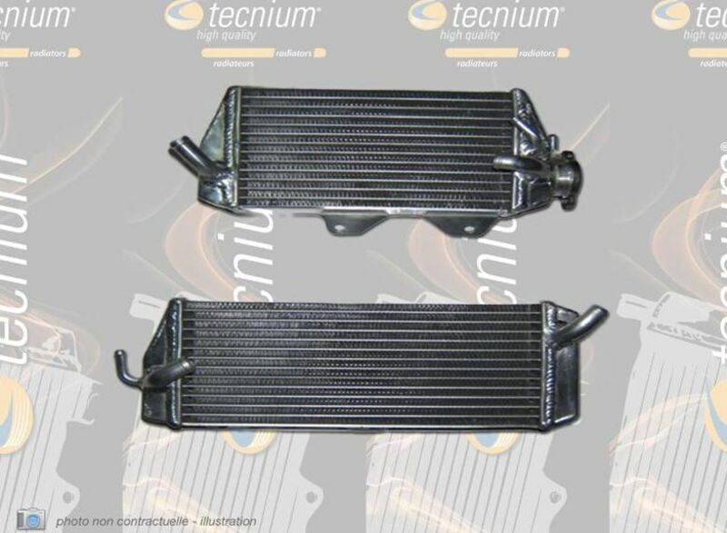 Radiador de aluminio soldado sobredimensionado lado izquierdo