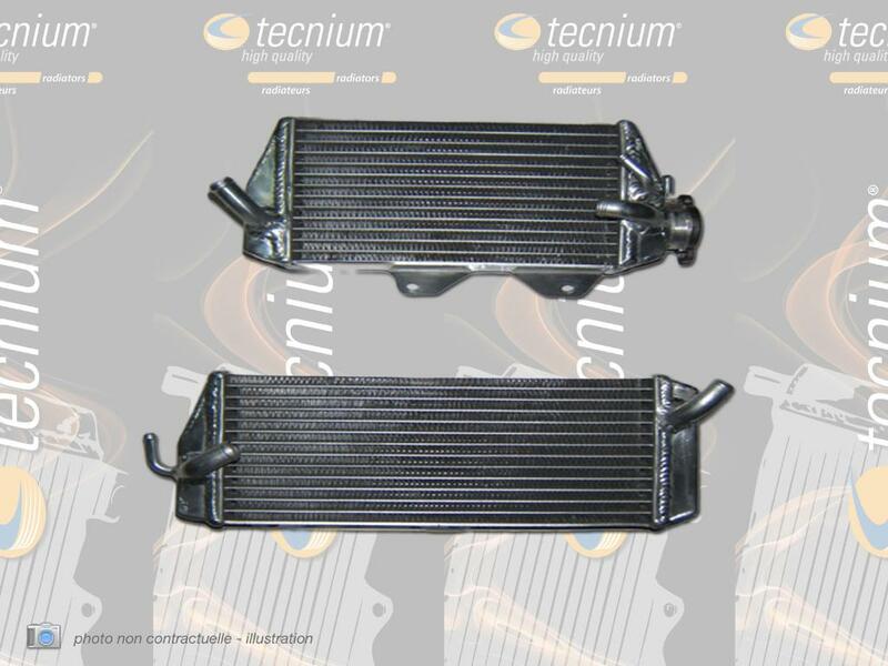 Radiador de aluminio soldado standard lado derecho