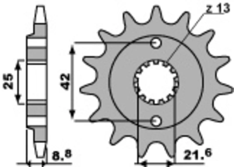 Piñón PBR acero estándar 525 - 520