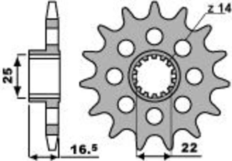 Piñón PBR acero estándar 2171 - 520