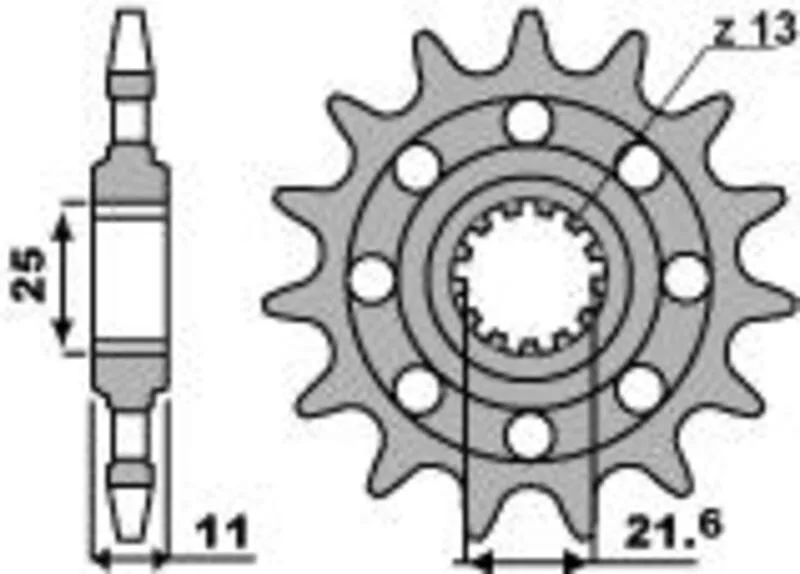 Piñón PBR acero estándar 2172 - 520