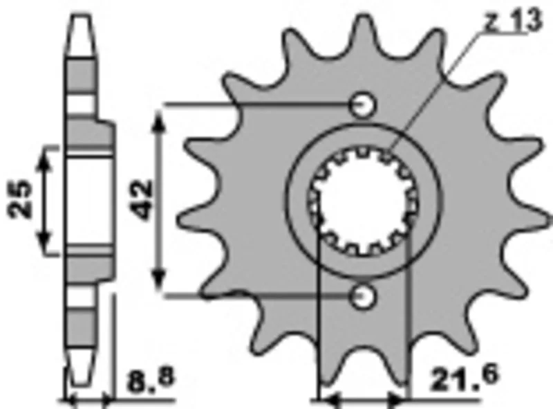 Piñón PBR acero estándar 523 - 520