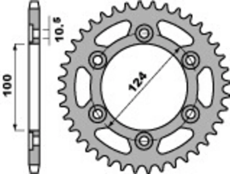 Corona PBR acero C45 estándar 1027 - 520