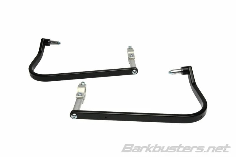 Soportes de aluminio Barkbusters Fijación de doble anclaje Color negro