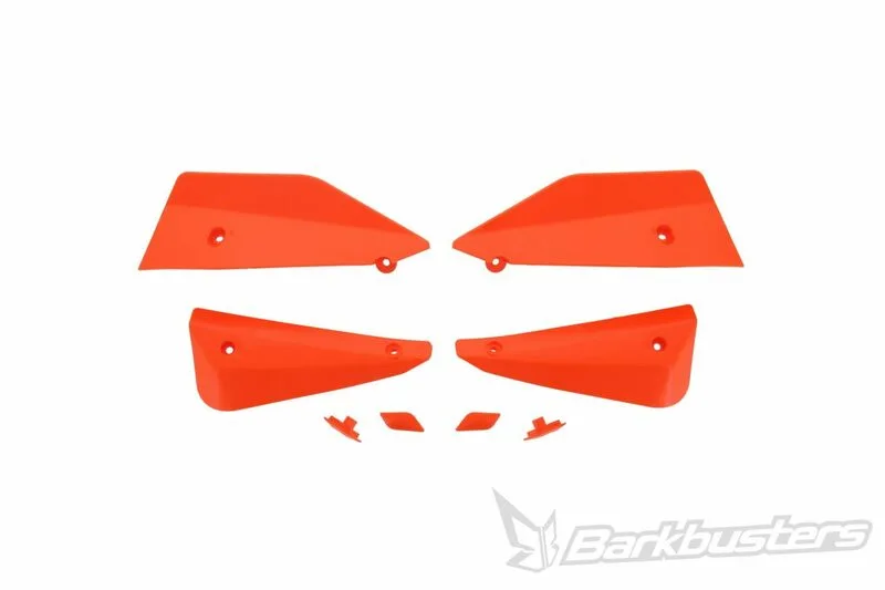 Kit de deflectores y conectores Barkbusters SABRE Color naranja