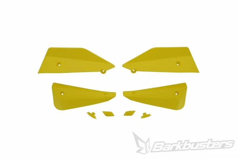 Kit de deflectores y conectores Barkbusters SABRE Color amarillo
