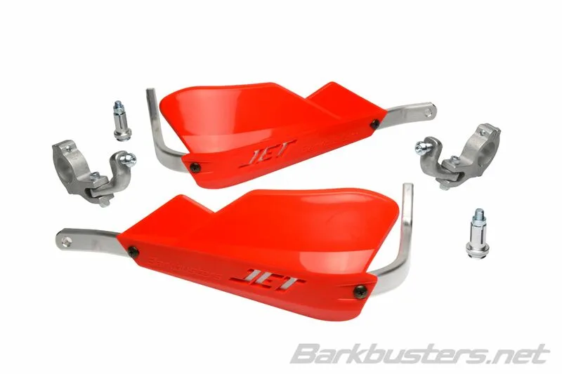 Kit de paramanos BARKBUSTERS JET cerrado Ø28,6mm universal - Rojo