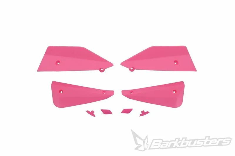 Kit de deflectores y conectores Barkbusters SABRE Color rosa